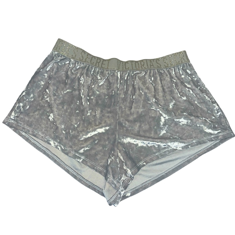 Victoria's Secret Velour Gray Shorts